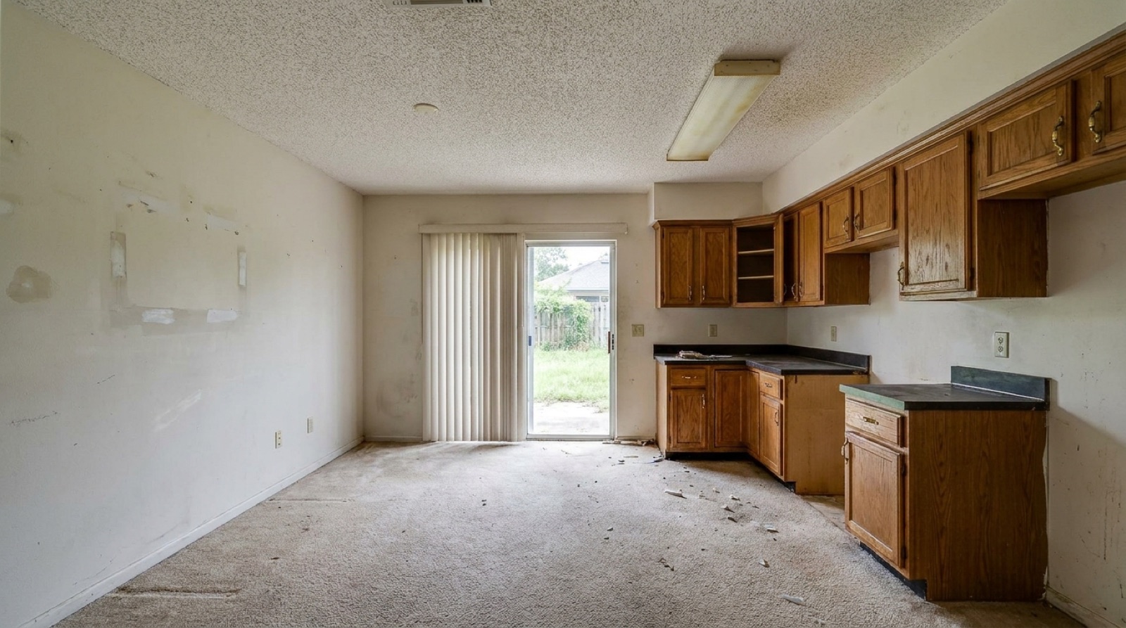 Dated interior before renovation